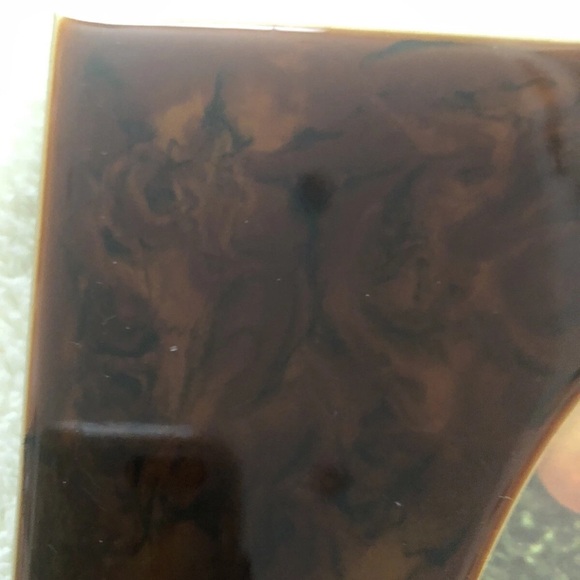 Faux Tortoise Burnes of Boston 8x10 Acrylic Picture Frame. Vintage Never Used! - Picture 4 of 8